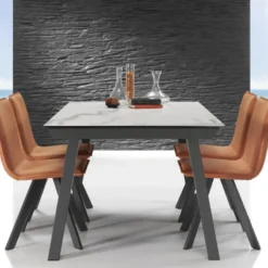Mobliberica Benidorm Moblibérica® Table moderne extensible en céramique> Table De Salle à Manger