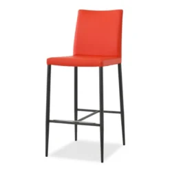 Airnova Beo Tabouret contemporain italien en cuir> Tabouret Snack (assise +/- 65 Cm)|Tabouret De Bar (assise +/- 80 Cm)