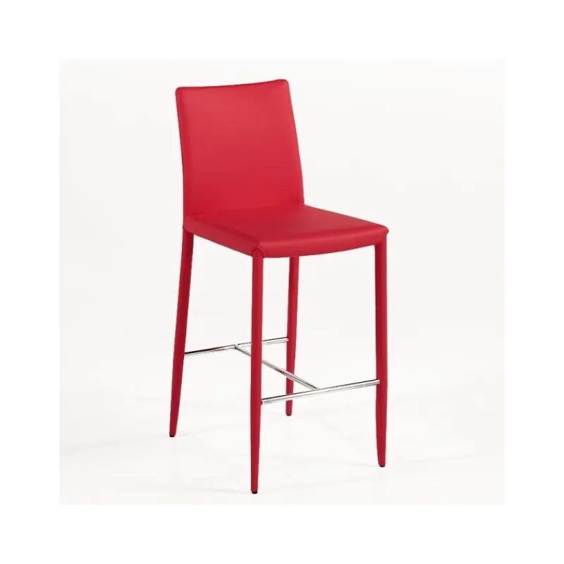 Airnova Beo Tabouret contemporain italien en cuir> Tabouret Snack (assise +/- 65 Cm)|Tabouret De Bar (assise +/- 80 Cm)