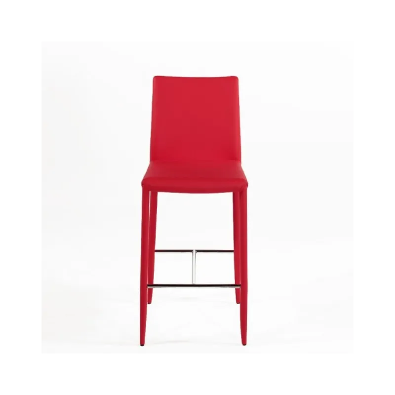 Airnova Beo Tabouret contemporain italien en cuir> Tabouret Snack (assise +/- 65 Cm)|Tabouret De Bar (assise +/- 80 Cm)