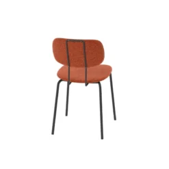 Perfecta Bistro Chaise de séjour inspiration rétro en tissu avec pieds en métal><noscript><img width=