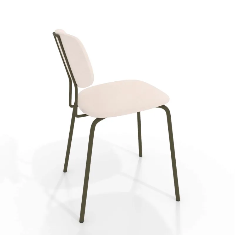 Perfecta Bistro Chaise inspiration vintage en simili avec pieds en métal> Chaise De Cuisine|Chaise De Salle à Manger
