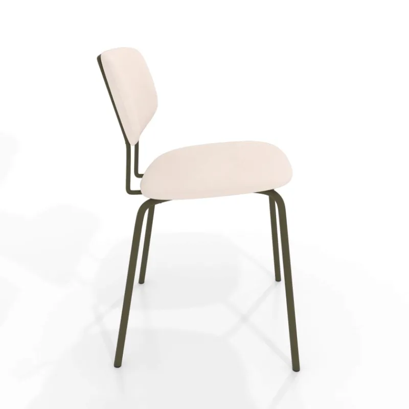 Perfecta Bistro Chaise inspiration vintage en simili avec pieds en métal> Chaise De Cuisine|Chaise De Salle à Manger