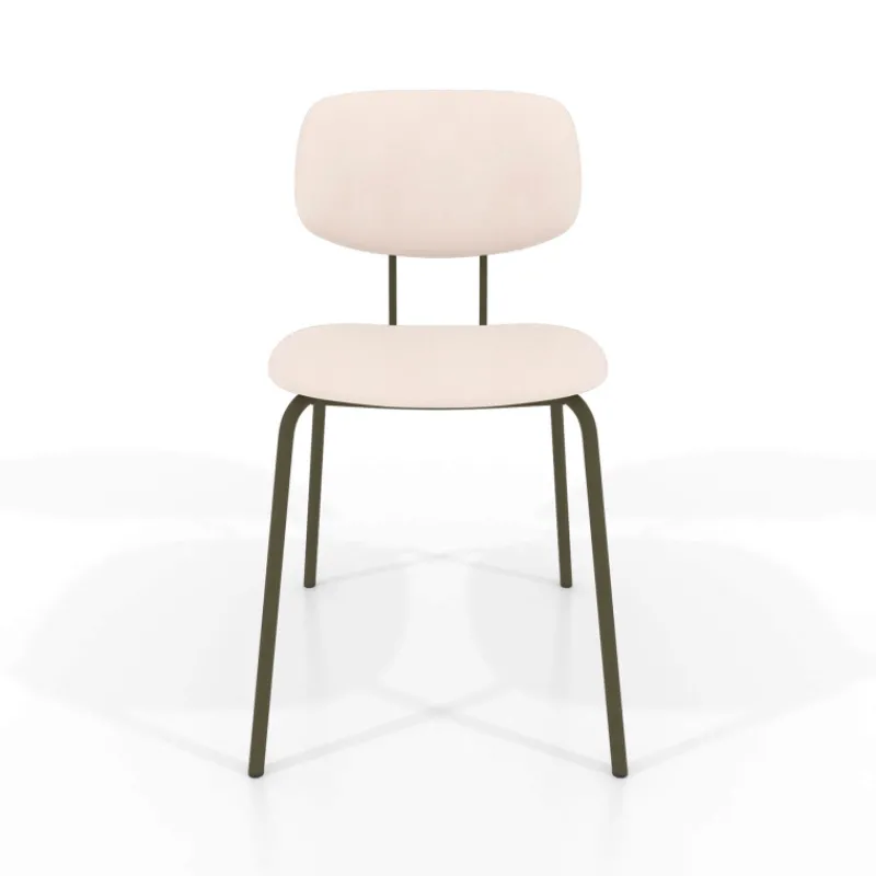 Perfecta Bistro Chaise inspiration vintage en simili avec pieds en métal> Chaise De Cuisine|Chaise De Salle à Manger