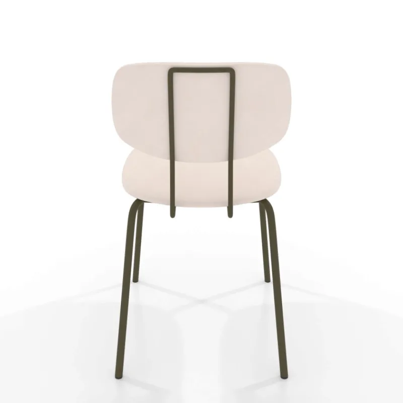 Perfecta Bistro Chaise inspiration vintage en simili avec pieds en métal> Chaise De Cuisine|Chaise De Salle à Manger