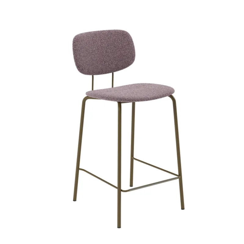 Perfecta Bistro Tabouret snack rétro en tissu et pieds en métal> Tabouret Snack (assise +/- 65 Cm)
