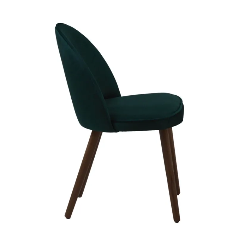 Sessio Bistrot Chaise cosy en tissu avec pieds en bois> Chaise Pour Chambre|Chaise De Salle à Manger
