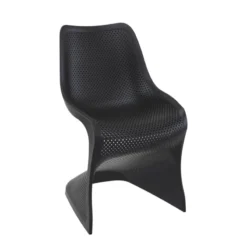 Bloom Chaise design ajourée en polypropylène> Chaise De Cuisine|Chaise De Salle à Manger