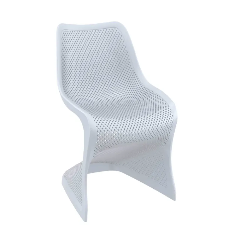 Bloom Chaise design ajourée en polypropylène> Chaise De Cuisine|Chaise De Salle à Manger