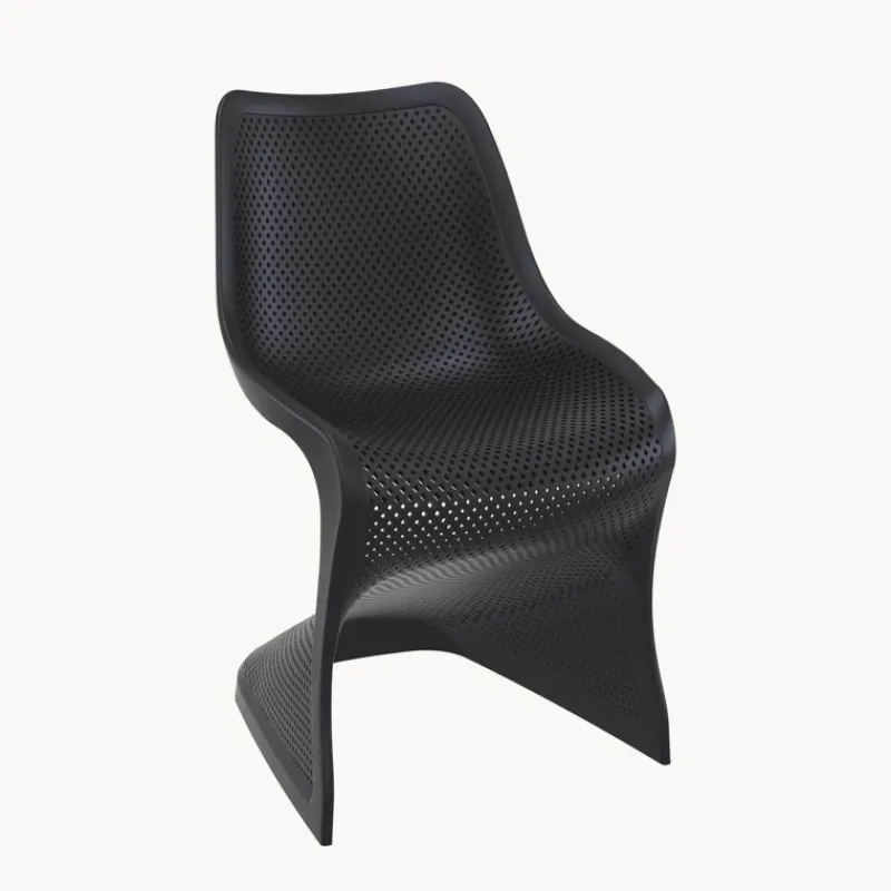 Bloom Chaise design ajourée en polypropylène> Chaise De Cuisine|Chaise De Salle à Manger