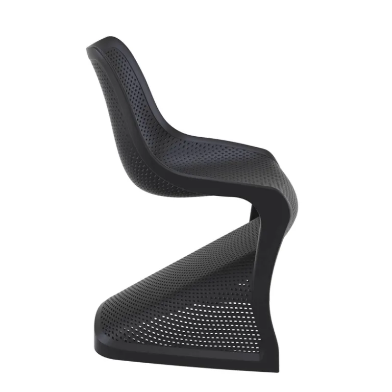 Bloom Chaise design ajourée en polypropylène> Chaise De Cuisine|Chaise De Salle à Manger