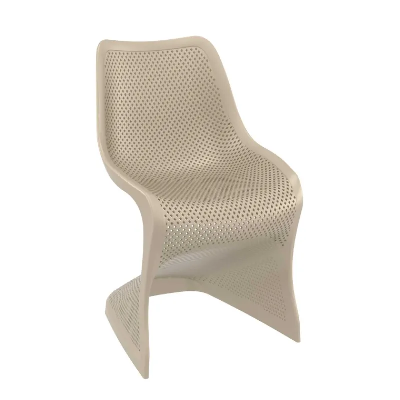 Bloom Chaise design ajourée en polypropylène> Chaise De Cuisine|Chaise De Salle à Manger