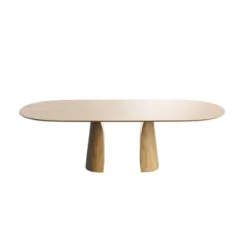 Mobitec Blossom ® Table design en bois avec bords arrondis><noscript><img width=