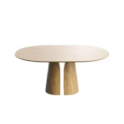 Mobitec Blossom ® Table design en bois avec bords arrondis><noscript><img width=