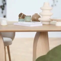 Mobitec Blossom ® Table design en bois avec bords arrondis><noscript><img width=