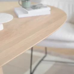 Mobitec Blossom ® Table design en bois avec bords arrondis><noscript><img width=