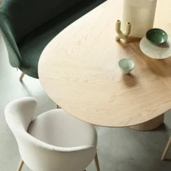 Mobitec Blossom ® Table design en bois avec bords arrondis><noscript><img width=