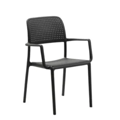 Bora Fauteuil empilable en polypropylène> Chaise De Cuisine|Chaise De Salle à Manger