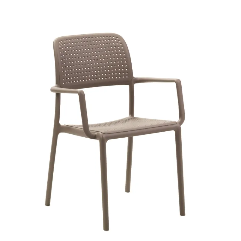 Bora Fauteuil empilable en polypropylène> Chaise De Cuisine|Chaise De Salle à Manger