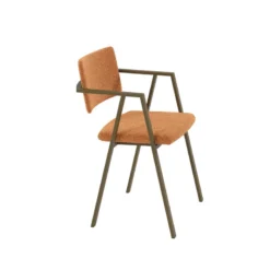 Perfecta Bormio Chaise design en tissu avec accoudoirs et pieds en métal><noscript><img width=