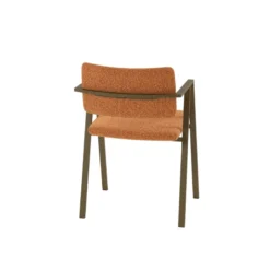 Perfecta Bormio Chaise design en tissu avec accoudoirs et pieds en métal><noscript><img width=