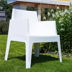Box Fauteuil de terrasse moderne en polypropylène> Chaise De Jardin|Fauteuil De Jardin