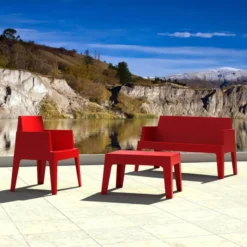 Box Fauteuil de terrasse moderne en polypropylène><noscript><img width=