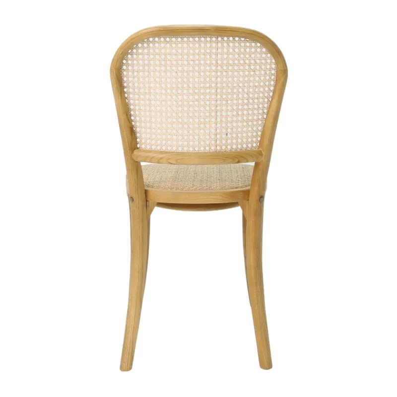 BrasserieChaise bistrot en bois et cannage> Chaise De Cuisine|Chaise De Salle à Manger