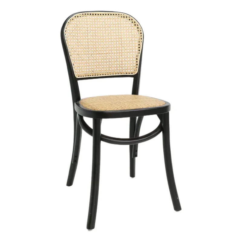 BrasserieChaise bistrot en bois et cannage> Chaise De Cuisine|Chaise De Salle à Manger