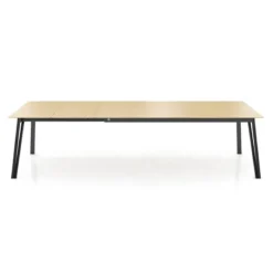 Mobitec Brest ® Table en bois massif extensible avec pieds en métal forme épingle><noscript><img width=