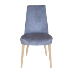 Lujosa Brisa Chaise confortable en tissu pieds bois><noscript><img width=