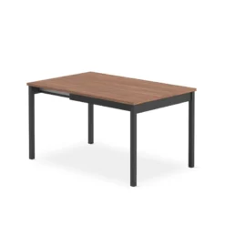 Perfecta Cabrio Table carrée extensible en stratifié avec pieds en métal> Table De Cuisine|Table De Salle à Manger