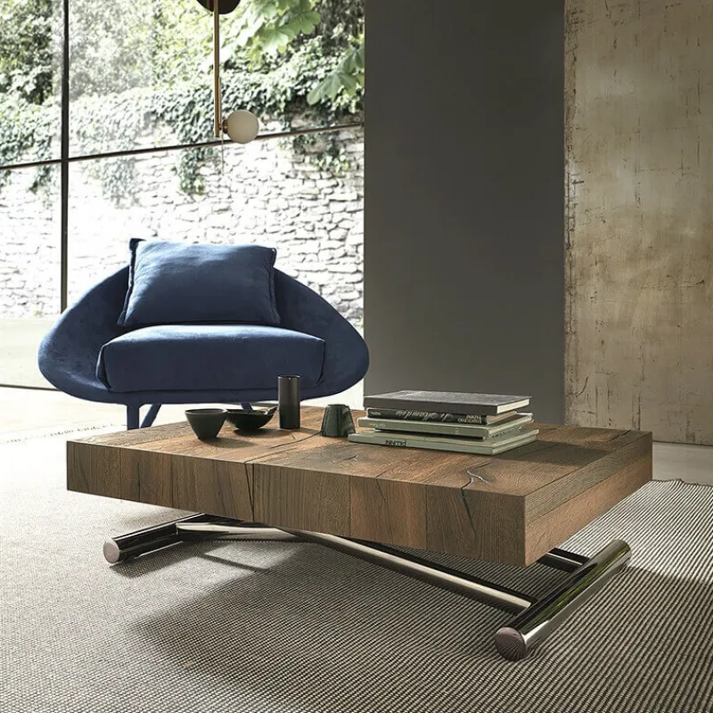 Altacom Calypso Table relevable design avec rallonges fabrication italienne> Table De Salle à Manger|Table De Salon