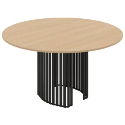 Perfecta Canvas Table design ronde avec pied central en métal><noscript><img width=