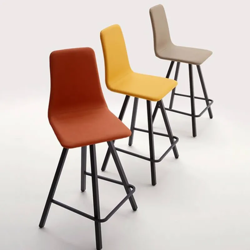 Europea Carlos Tabouret snack pivotant rembourré avec pieds en métal> Tabouret Snack (assise +/- 65 Cm)|Tabouret De Bar (assise +/- 80 Cm)