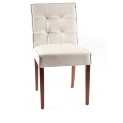 Sessio Carpe 2 Chaise matelassée en synthétique et bois> Chaise De Cuisine|Chaise De Salle à Manger