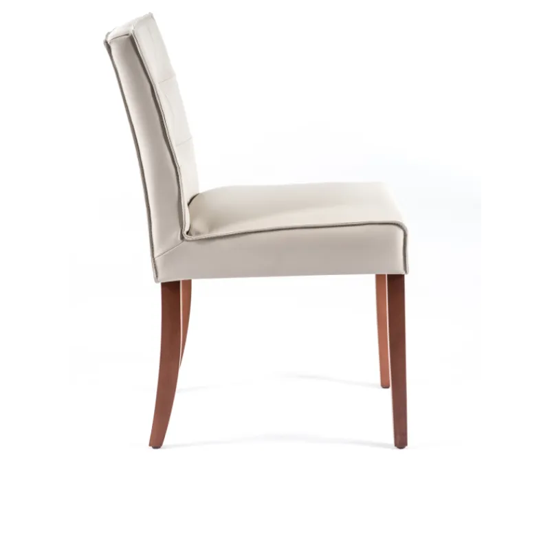 Sessio Carpe 2 Chaise matelassée en synthétique et bois> Chaise De Cuisine|Chaise De Salle à Manger