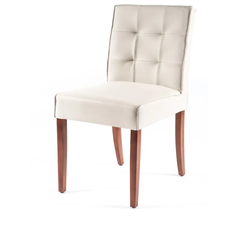 Sessio Carpe 2 Chaise matelassée en synthétique et bois> Chaise De Cuisine|Chaise De Salle à Manger