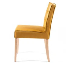 Sessio Carpe 2 Chaise matelassée en tissu et bois><noscript><img width=