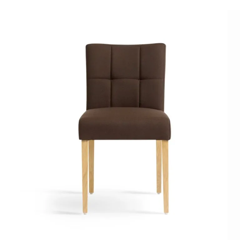 Mobitec Carré ® Chaise rembourrée en bois et tissu> Chaise De Salle à Manger|Chaise Salon