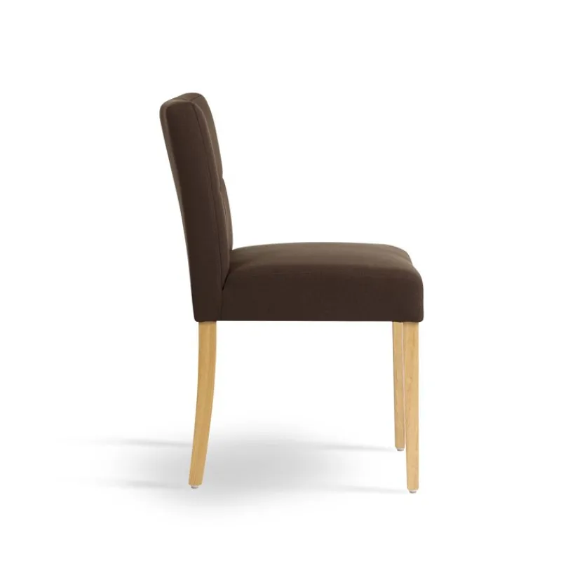 Mobitec Carré ® Chaise rembourrée en bois et tissu> Chaise De Salle à Manger|Chaise Salon