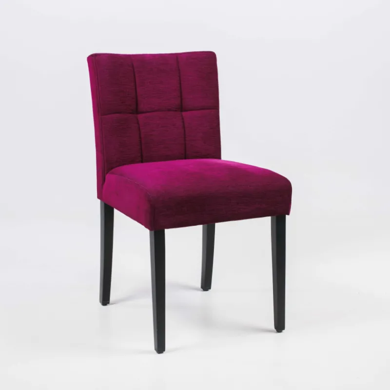 Mobitec Carré ® Chaise rembourrée en bois et tissu> Chaise De Salle à Manger|Chaise Salon