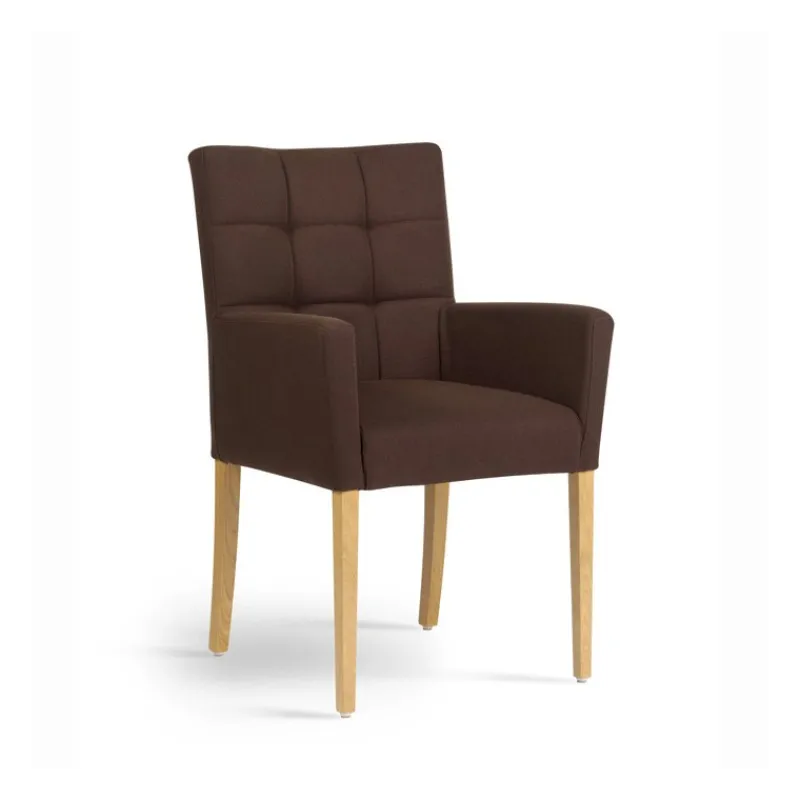 Mobitec Carré ® Fauteuil de salon contemporain en bois et tissu> Chaise De Salle à Manger|Chaise Salon