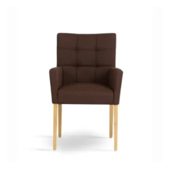 Mobitec Carré ® Fauteuil de salon contemporain en bois et tissu> Chaise De Salle à Manger|Chaise Salon