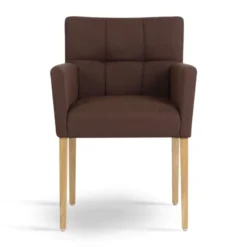 Mobitec Carré ® Fauteuil de séjour en bois et tissu> Chaise De Salle à Manger|Chaise Salon