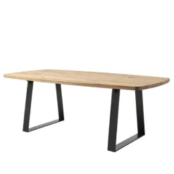 Corom export Carte Table tonneau industrielle avec pieds traîneau> Table De Salle à Manger