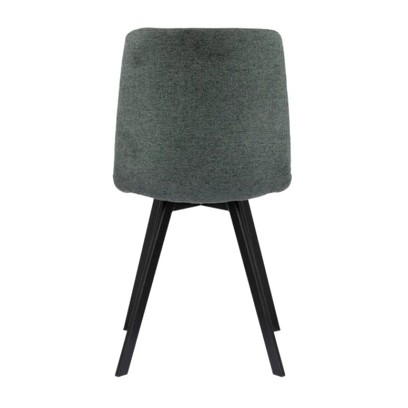CarviChaise moderne matelassée en tissu avec pied en métal> Chaise Salon|Chaise Pour Chambre
