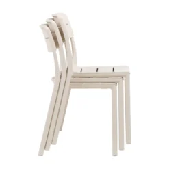 Cassia Chaise de jardin empilable en polypropylène><noscript><img width=