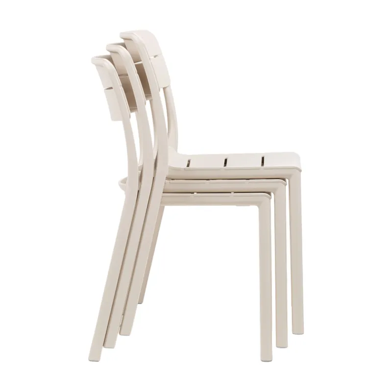 Cassia Chaise de jardin empilable en polypropylène> Chaise De Jardin