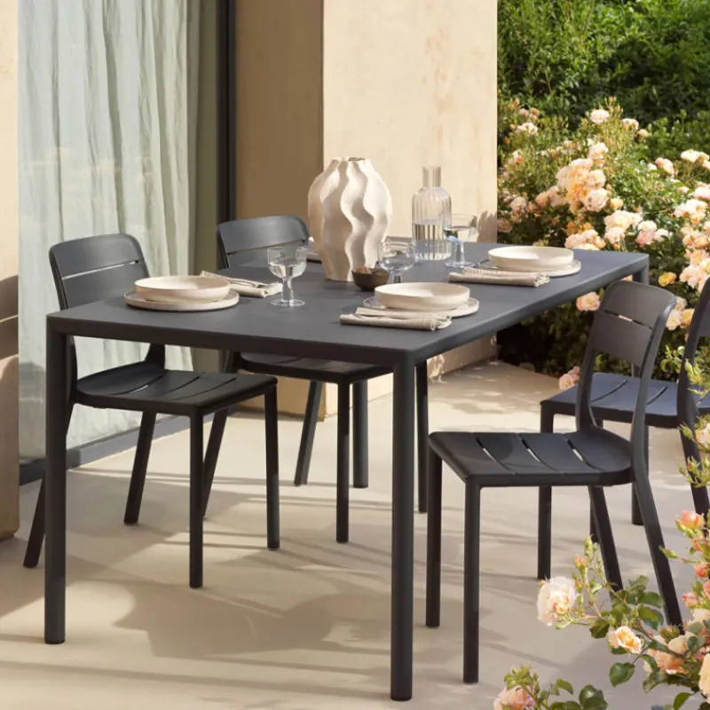 Cassia Chaise de jardin empilable en polypropylène> Chaise De Jardin